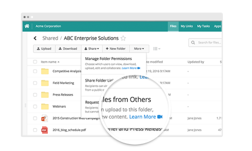 Learn about the Many Ways to Share Folders