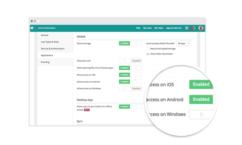 Restrict Mobile Platform Usage