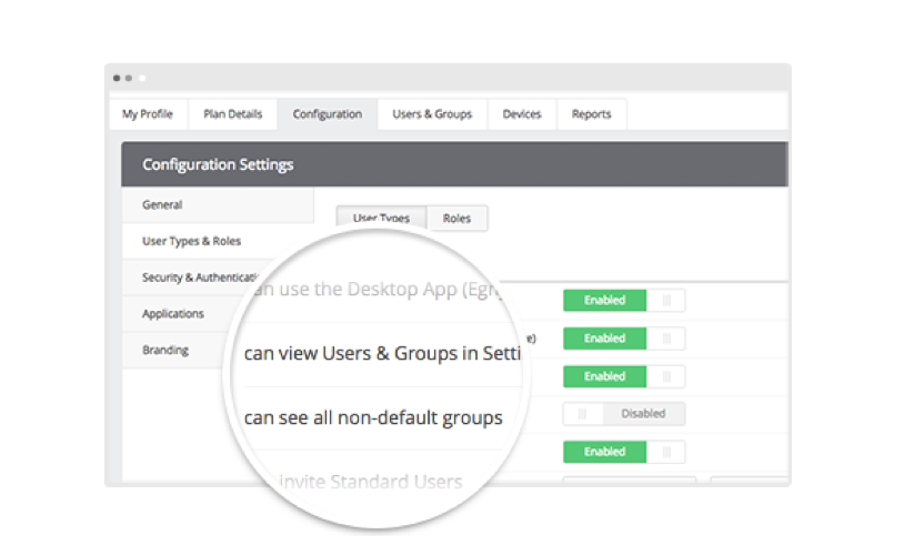 Restrict Power Users’ View of Groups