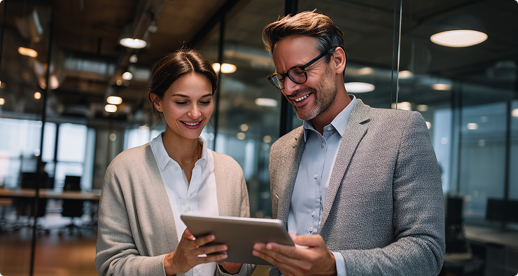 Professional Association Services team discussing Egnyte Copilot